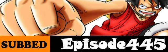One Piece Episode 445 English Subbed