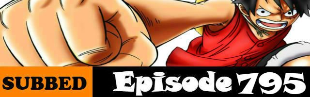 One Piece Episode 795 English Subbed